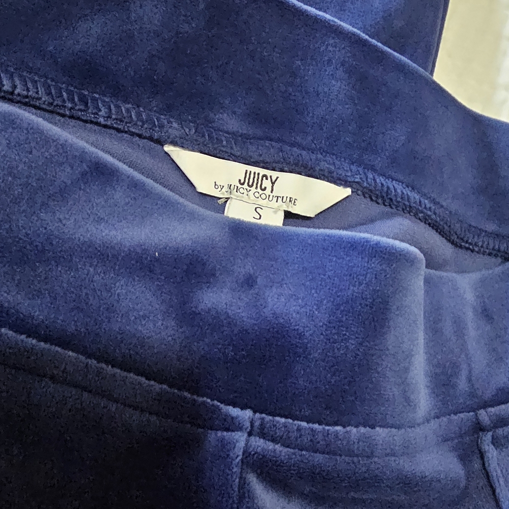 Juicy Couture Blue Velour Pants